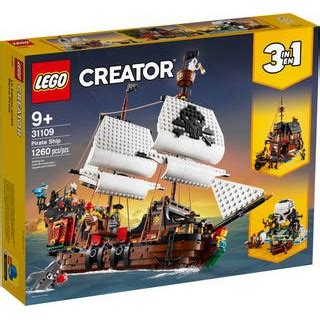 Swashbuckling adventures await pirate fans in the lego® creator 3in1 pirate ship (31109) toy. HÀNG CÓ SẴN LEGO Creator 31109 Pirate Ship Thuyền Cướp ...