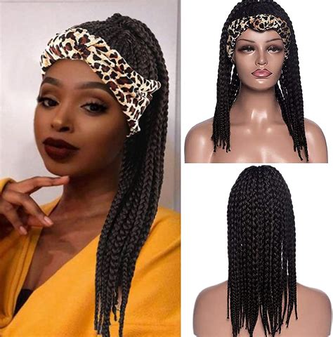 Braid Wigs Headband Wigs For Black Women Dreadlock Wig Long Afro Twist