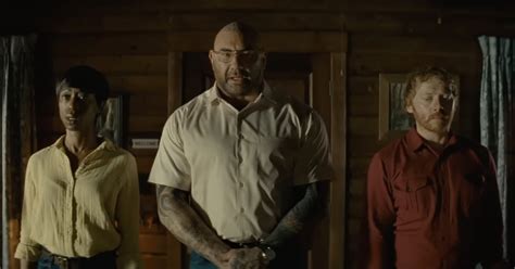 Knock At The Cabin Movie Trailer Cast And Release Date Popsugar Entertainment