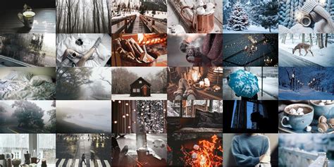 Winter cozy aesthetic collage | Christmas desktop wallpaper, Winter