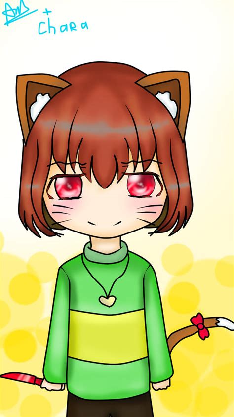 Collab With Chara Undertale Nekotale 2 By Yunatheflowerface On Deviantart