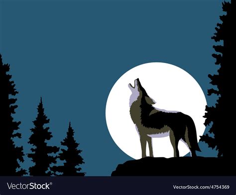 Maybe you would like to learn more about one of these? Wolf howling at the moon Royalty Free Vector Image