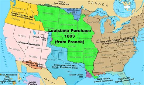 The Louisiana Purchase Map A Look Into The History And Significance