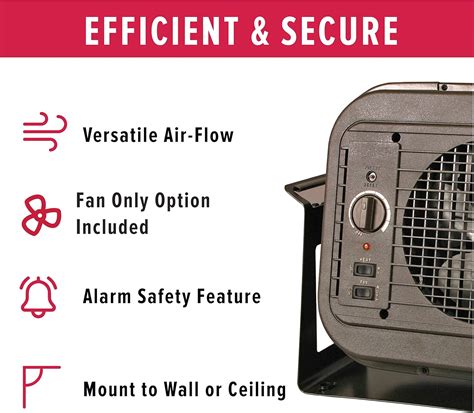 Fahrenheat Nph4a Freestanding Heater With Built In Handles 4000 Watt