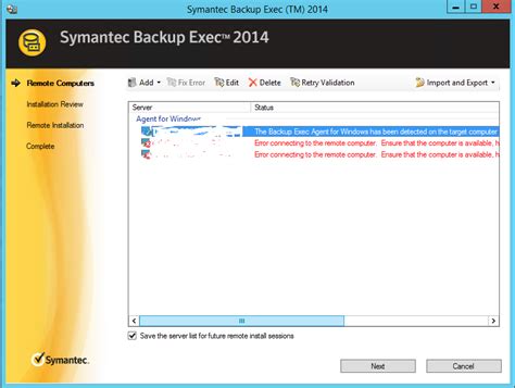 2010 through a special suite offering. Backup Exec 2014 Agent Installasion Solutions | Experts ...