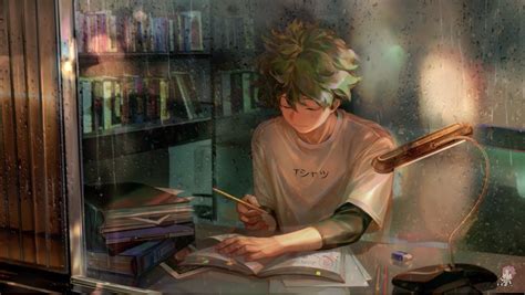 412 Anime Boy Reading Book Hd Wallpaper Pics Myweb