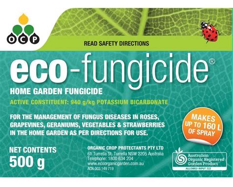 Eco Fungicide Organic Powder 500g The Seed Collection