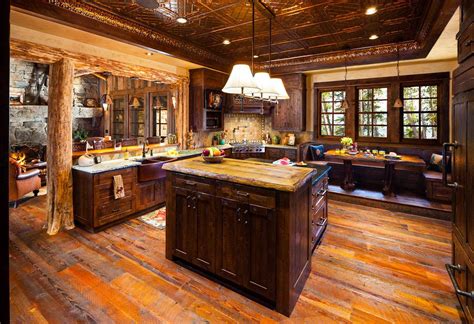 Maybe you would like to learn more about one of these? luxury log homes kitchens - Google Search | Log home ...