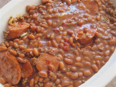Stir in chili powder and cook for 10 minutes. Three Meat Baked Beans Recipe - Food.com