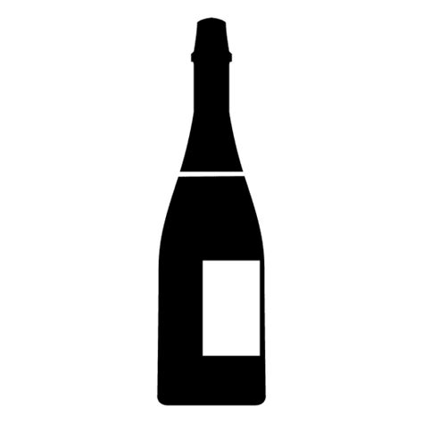 champagne bottle flat icon transparent png svg vector file