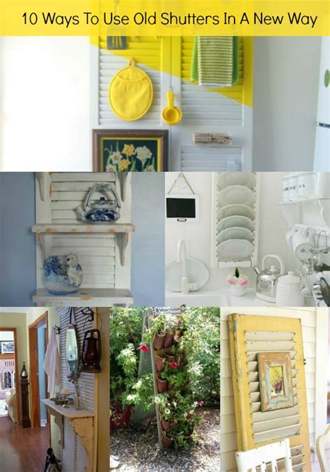 Awesome Ways To Repurpose Old Shutters