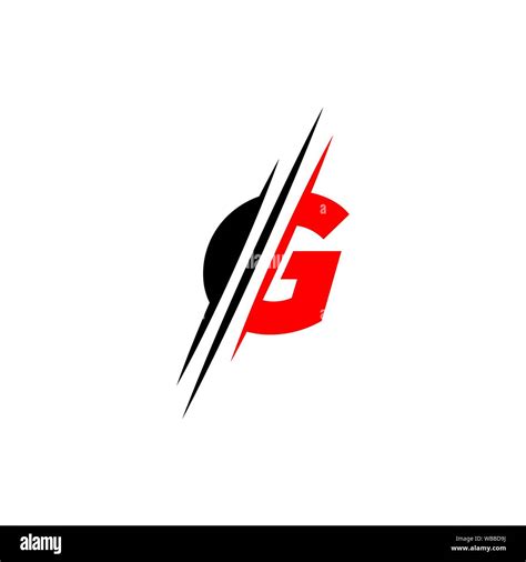 Letter G Logo Graphic Elegant And Unique Sliced Design Template Vector