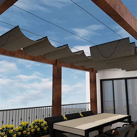 A retractable pergola canopy is the perfect place to hang out with family and friends. Amazon.com: Windscreen4less Retractable Shade Canopy ...
