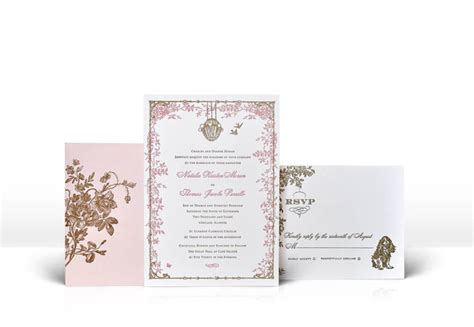 Dear namish, it is a tremendous honor to invite you to the upcoming marriage. English Garden Wedding Invitation | Atelier Isabey