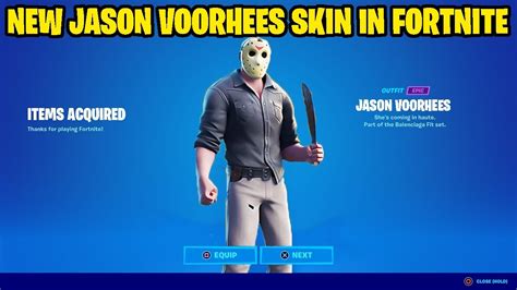How To Get Jason Voorhees Skin In Fortnite New Upcoming Jason