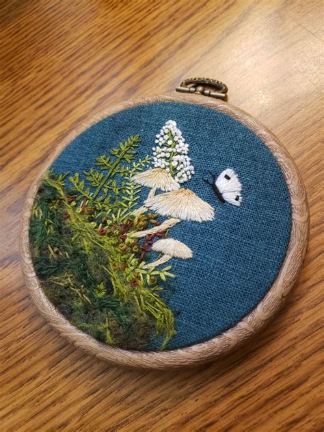 Brother initial stitch embroidery lettering & monogramming software. Part 2/3 of my mushroom collection! : Embroidery in 2020 ...