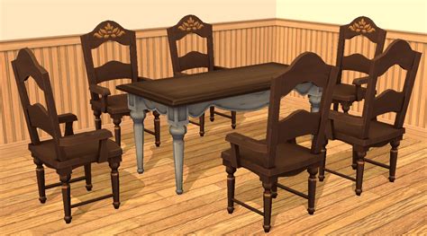 Theninthwavesims The Sims 2 Another Sims 4 Base Game Dining Set
