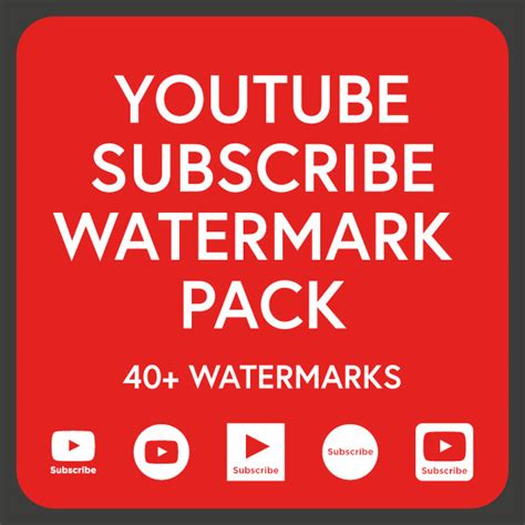 Youtube Subscribe Watermark Pack Hive Of Many