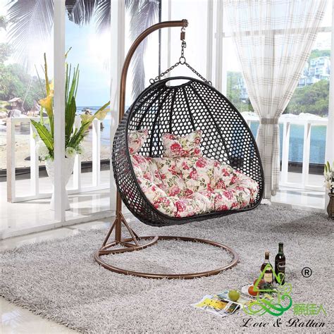 They come in styles that range from a sophisticated sphere to soft macramé or kitschy quilted color hammock. Furniture, Rattan Chair Outdoor Swing Hanging Basket ...