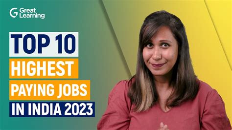 Top 10 Highest Paid Jobs In India In 2023 Youtube