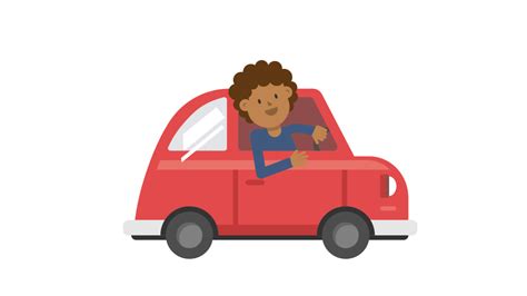 Fileblack Man Driving Car Cartoon Vectorsvg Wikimedia