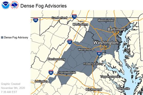 Nws Maryland Dense Fog Advisory 20201109 Nottingham Md
