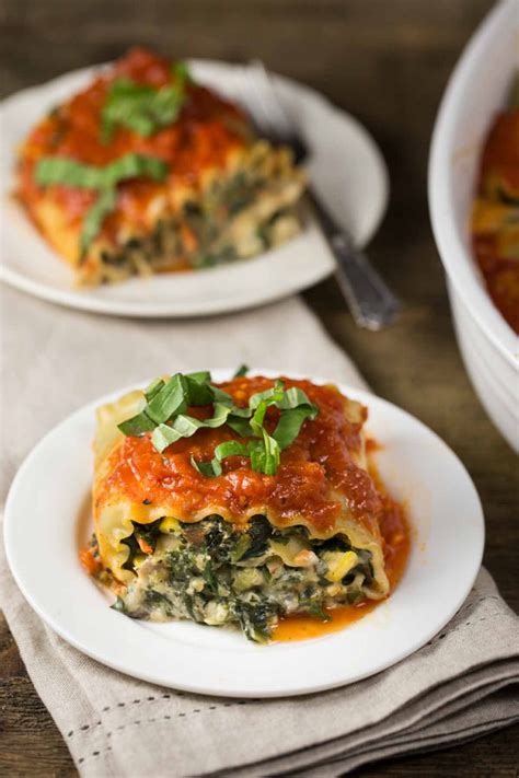 Vegan Lasagna Rolls Veggie Chick