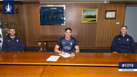 Gary Miller Signs Up For The New Campaign Falkirk Football Club