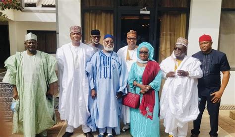Saraki Leads Pdp Committee To Meet With Babangida Abubakar In Minna