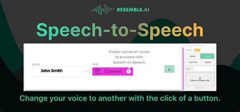 Real Time Speech To Speech Voice Conversion Resemble Ai