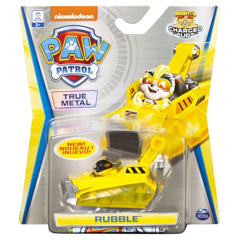 Buy Paw Patrol True Metal Rubble Collectible Die Cast Vehicle Charged