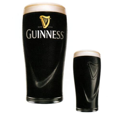 Personalised One Pint Guinness Gravity Beer Glass With Gold Harp