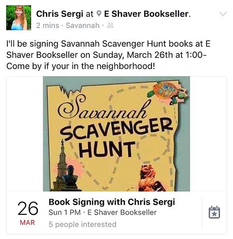 historic savannah february 2016 book release book signing scavenger hunt savannah chat the