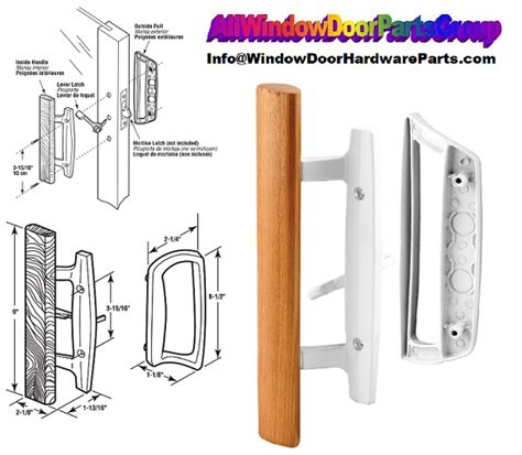 Sliding Patio Door Wood Handle Exterior Loop Handle Guardian