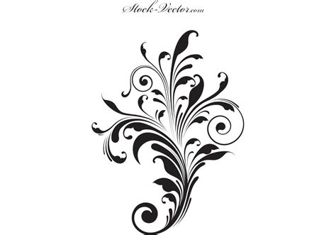 Free Vector Engraved Flower Download Free Vector Art Stock Graphics