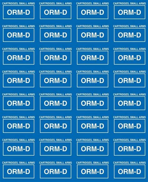 Ups allows shipping of ammunition with the correct markings. Orm D Label Printable | printable label templates