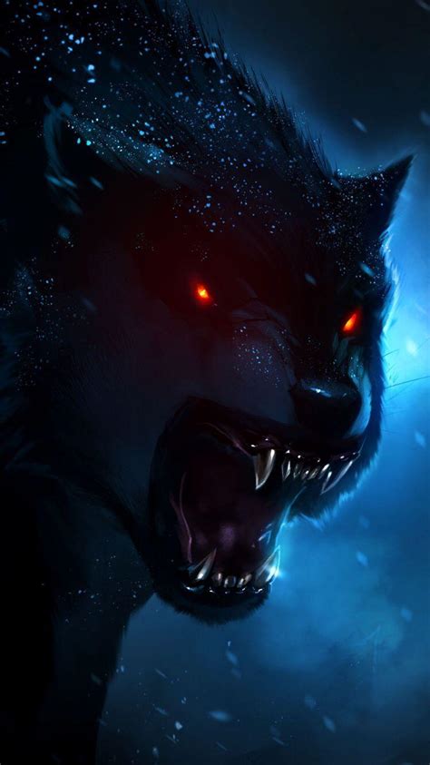 Evil Wolf Wallpapers Top Free Evil Wolf Backgrounds Wallpaperaccess