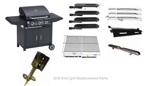 Grill Chef Bbq Replacement Parts Gas Bbq Bbq Parts Grill Parts