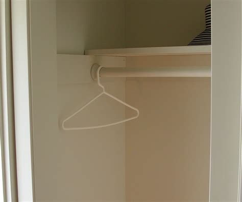 Once you have your overall closet size nailed down, it's important to ask how high should a closet pole be? 06/12 - Shelf and rod in the coat closet