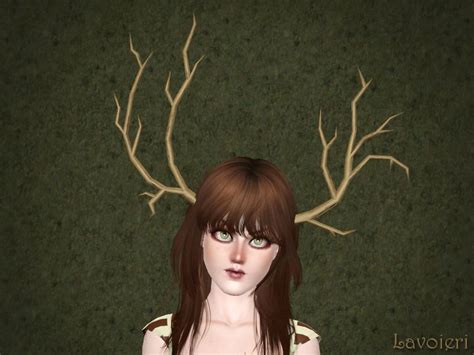 Lavoieris Deer Horns Deer Horns The Sims 4 Packs Sims 4