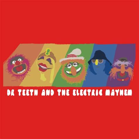 Dr Teeth And The Electric Mayhem Rainbow The Muppets T