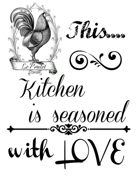 This Kitchen Is Seasoned With Love Debbiedoos