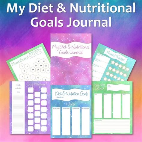 My Diet And Nutritional Goals Journal Journals And Planners Oh My