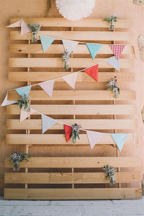 30 Unique Wedding Ideas With Bunting Details Deer Pearl