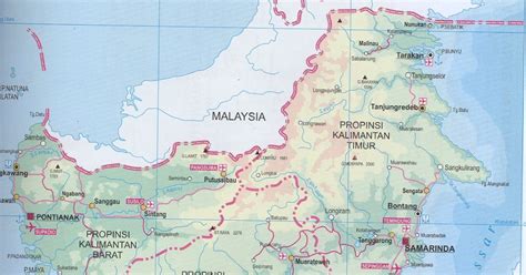 Takjub Indonesia Peta Pulau Kalimantan