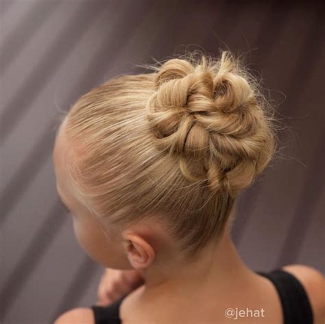 Beautiful Twisted Bun Dance Competition Hair Ballet Hairstyles