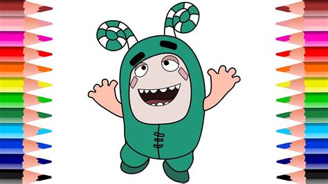 1179 x 709 jpeg 211kb. Oddbods Zee - How To Draw and Coloring for kids | Kids ...