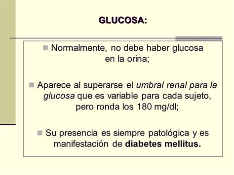 En Caso De Detectar Glucosa En La Muestra De Orina Se Recomienda