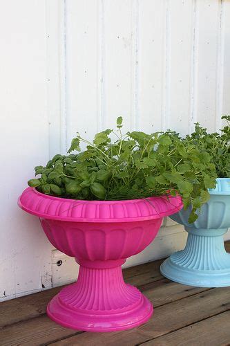 31 ways for you to style your garden. How to Paint Plastic Plant Pots | Painting plastic ...