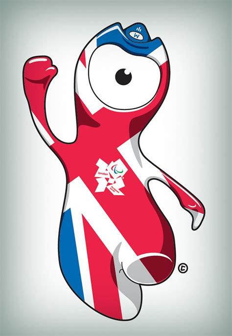 2012 London Olympics Mascot Illustrations On Behance Olympic